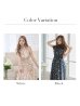 画像28: 【GINZA COUTURE/銀座クチュール】フラワープリント/ ハイネック/ ノースリーブ/ Aライン/ ロングドレス / キャバドレス long[OF2]