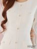 アイボリー　モデル：まりん　身長：164cm　着用サイズ：7号(Sサイズ)