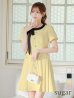 イエロー モデル：あすか　身長：170cm　着用サイズ：7号(Sサイズ)
