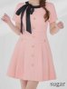 ピンク モデル：ゆめ　身長：160cm　着用サイズ：7号(Sサイズ)