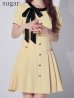 イエロー モデル：ゆめ　身長：160cm　着用サイズ：7号(Sサイズ)