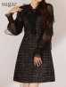 ブラック モデル：ももか　身長：156cm　着用サイズ：Sサイズ