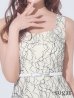 ホワイト×ブラック　モデル：明日花キララ　身長：162cm　着用サイズ：7号(Sサイズ)着用