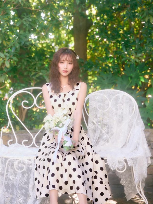 ベージュ　モデル：きほ　身長：169cm　着用サイズ：Sサイズ