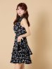 ブラックxホワイト モデル：まりん　身長：164cm 着用サイズ：7号(Sサイズ)