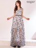 ホワイトxブラック  モデル:ゆめ 身長:160cm 着用サイズ:/7号(Sサイズ)