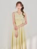 イエロー　モデル：あすか　身長：170cm　着用サイズ：7号(Sサイズ)