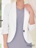 ホワイト　モデル：るりぴ　身長：165cm　着用サイズ：Sサイズ