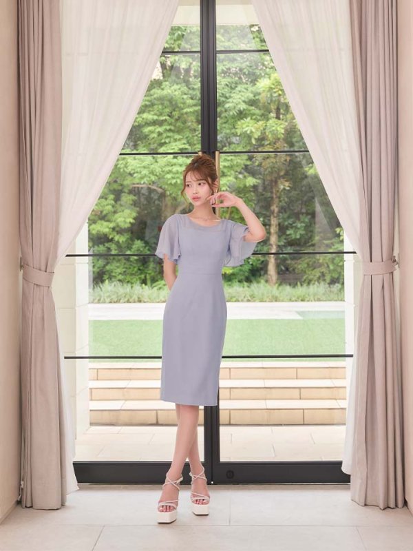 グレー　モデル：るりぴ　身長：165cm　着用サイズ：Sサイズ