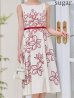ホワイトxレッド　モデル：せいは　身長：160cm　着用サイズ：7号(Sサイズ)