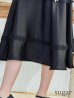 画像19: 【GINZA COUTURE/銀座クチュール】ドットレース/ 刺繍レース/ シアー/ ケープ/ ボレロ/ ドッキング/ フレア/ ミモレ丈/ ワンピース/ ミディアムドレス/ キャバドレス[OF2]