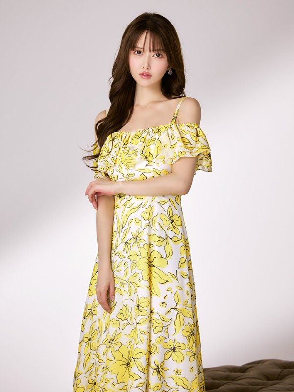 イエロー　モデル：ゆめ　身長：160cm　着用サイズ：Sサイズ