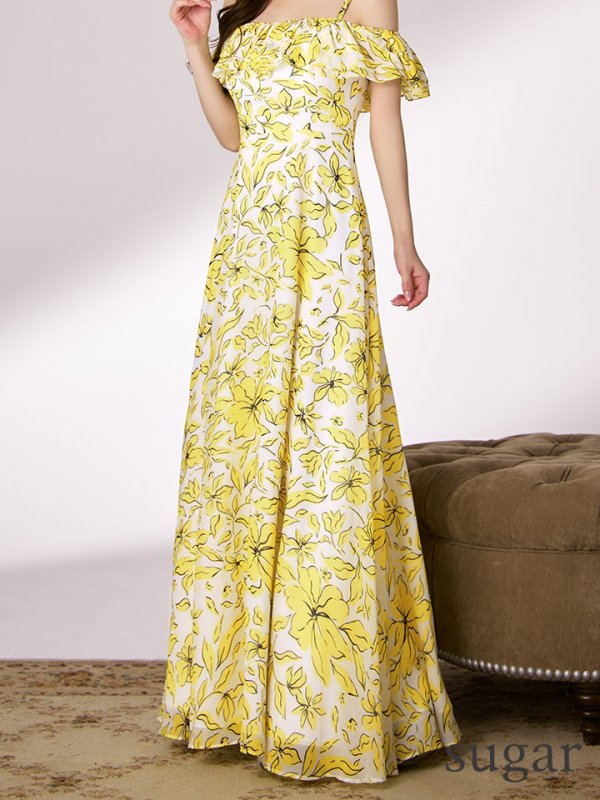 イエロー　モデル：ゆめ　身長：160cm　着用サイズ：Sサイズ