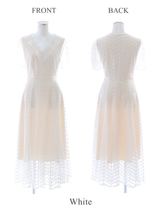 画像31: XS-Lサイズあり 【GINZA COUTURE/銀座クチュール】シースルー/ ワンカラー/ 半袖/ マキシ丈/ワンピース/ミニドレス/ キャバドレス[OF2]