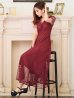 画像14: XS-Lサイズあり 【GINZA COUTURE/銀座クチュール】シースルー/ ワンカラー/ 半袖/ マキシ丈/ワンピース/ミニドレス/ キャバドレス[OF2]