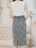 画像9: XS-Lサイズあり 【GINZA COUTURE/銀座クチュール】バイカラー/ 切替/ ツイード/ ノースリーブ/ タイト/ 膝丈/ ミディアムドレス/ キャバドレス[OF2]