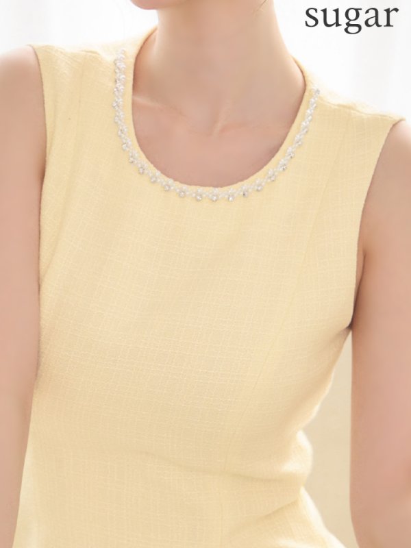 アイボリー　モデル：ゆめ　身長：160cm　着用サイズ：7号(Sサイズ)