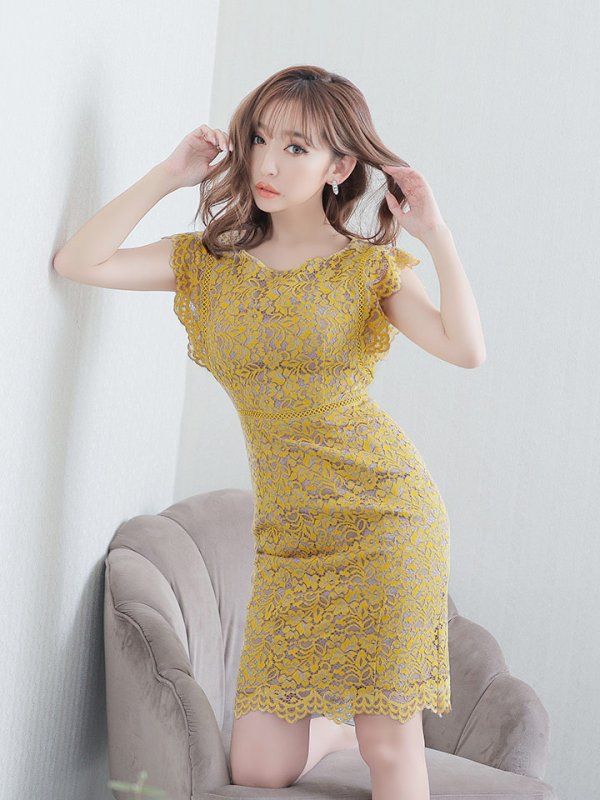 画像6: 【GINZA COUTURE/銀座クチュール】総レース/ ノースリーブ/ ミディアム丈/ タイト/ ミニドレス/ キャバドレス[OF2]