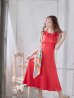 画像9: 【GINZA COUTURE/銀座クチュール】スカーフプリント/ 膝丈/ Aライン/ ワンピース/ ミニドレス/ キャバドレス[OF2]