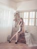 画像3: 【GINZA COUTURE/銀座クチュール】タック/ ノースリーブ/ ワンピース/ タイト/ ミディアムドレス/ ミニドレス/ キャバドレス[OF2]