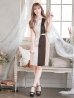 画像4: 【GINZA COUTURE/銀座クチュール】タック/ ノースリーブ/ ワンピース/ タイト/ ミディアムドレス/ ミニドレス/ キャバドレス[OF2]