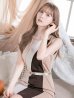 画像5: 【GINZA COUTURE/銀座クチュール】タック/ ノースリーブ/ ワンピース/ タイト/ ミディアムドレス/ ミニドレス/ キャバドレス[OF2]