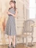 画像7: 【XS-Lサイズあり】 【GINZA COUTURE/銀座クチュール】ツイード/ ノースリーブ/ 膝丈/Aライン/ ワンピース/ ミディアムドレス/ キャバドレス[OF2]