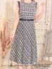 画像8: 【XS-Lサイズあり】 【GINZA COUTURE/銀座クチュール】ツイード/ ノースリーブ/ 膝丈/Aライン/ ワンピース/ ミディアムドレス/ キャバドレス[OF2]