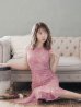 画像5: 【GINZA COUTURE/銀座クチュール】マーメイド /フラワーレース/ 膝丈/ ミディアム/ マキシ丈/ワンピース/ キャバドレス[OF2]