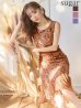 【GINZA COUTURE/銀座クチュール】フラワーレース/ 膝丈/ ミディアム/ マキシ丈/ワンピース/ミニドレス/ キャバドレス/ブラウン