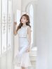 画像18: 【GINZA COUTURE/銀座クチュール】マーメイド /フラワーレース/ 膝丈/ ミディアム/ マキシ丈/ワンピース/ キャバドレス[OF2]