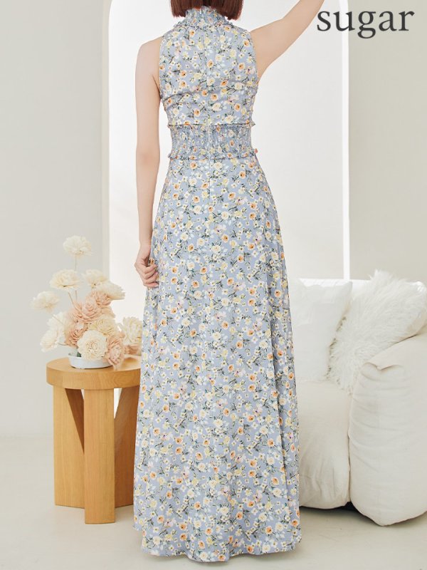 グレーxイエロー モデル:明日花キララ 身長162cm 着用サイズ:7号(Sサイズ)着用