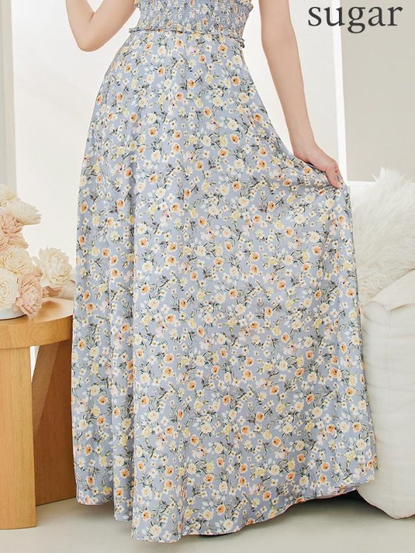 グレーxイエロー モデル:明日花キララ 身長162cm 着用サイズ:7号(Sサイズ)着用