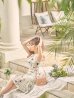 画像3: XS-Lサイズあり 【GINZA COUTURE/銀座クチュール】フラワープリント/ ノースリーブ/ プリーツ/ ミディアム丈/ ワンピース/ ミニドレス/ キャバドレス[OF2]