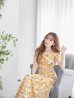 画像17: XS-Lサイズあり 【GINZA COUTURE/銀座クチュール】フラワープリント/ フリル/ Aライン/ ミディアム丈/ ワンピース/ ミニドレス/ キャバドレス[OF2]