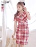 画像15: XS-Lサイズあり 【GINZA COUTURE/銀座クチュール】ツイード/ 半袖/ 袖あり/ フロントジップ/ タイト/ ワンピース/ ミニドレス/ キャバドレス[OF2]