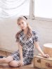 画像18: XS-Lサイズあり 【GINZA COUTURE/銀座クチュール】ツイード/ 半袖/ 袖あり/ フロントジップ/ タイト/ ワンピース/ ミニドレス/ キャバドレス[OF2]