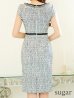 画像9: XS-Lサイズあり 【GINZA COUTURE/銀座クチュール】ツイード/ ノースリーブ/ タイト/ ワンピース/ ミニドレス/ キャバドレス[OF2]