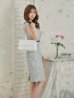 画像14: XS-Lサイズあり 【GINZA COUTURE/銀座クチュール】ツイード/ ノースリーブ/ タイト/ ワンピース/ ミニドレス/ キャバドレス[OF2]