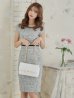 画像11: XS-Lサイズあり 【GINZA COUTURE/銀座クチュール】ツイード/ ノースリーブ/ タイト/ ワンピース/ ミニドレス/ キャバドレス[OF2]