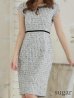 画像17: XS-Lサイズあり 【GINZA COUTURE/銀座クチュール】ツイード/ ノースリーブ/ タイト/ ワンピース/ ミニドレス/ キャバドレス[OF2]