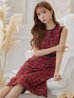 画像6: 【GINZA COUTURE/銀座クチュール】 ツイード/ ノースリーブ/ Aライン/ ワンピース/ ひざ丈/ ミディアムドレス/ キャバドレス[OF2]