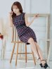 画像14: 【GINZA COUTURE/銀座クチュール】 ツイード/ ノースリーブ/ タイト/ ワンピース/ ひざ丈/ ミディアムドレス/ キャバドレス[OF2]