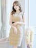 画像3: 【GINZA COUTURE/銀座クチュール】 ツイード/ ノースリーブ/ タイト/ ワンピース/ ひざ丈/ ミディアムドレス/ キャバドレス[OF2]