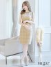 画像7: 【GINZA COUTURE/銀座クチュール】 ツイード/ ノースリーブ/ タイト/ ワンピース/ ひざ丈/ ミディアムドレス/ キャバドレス[OF2]