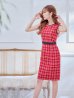 画像3: 【GINZA COUTURE/銀座クチュール】 ツイード/ ノースリーブ/ タイト/ ワンピース/ ひざ丈/ ミディアムドレス/ キャバドレス[OF2]