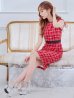 画像5: 【GINZA COUTURE/銀座クチュール】 ツイード/ ノースリーブ/ タイト/ ワンピース/ ひざ丈/ ミディアムドレス/ キャバドレス[OF2]