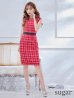 画像7: 【GINZA COUTURE/銀座クチュール】 ツイード/ ノースリーブ/ タイト/ ワンピース/ ひざ丈/ ミディアムドレス/ キャバドレス[OF2]