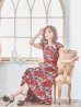 画像4: XS-Lサイズあり 【GINZA COUTURE/銀座クチュール】フラワー刺繍/ ボートネック/ ノースリーブ/ Aライン/ テールカット/ ミモレ丈/ ワンピース/ ミディアムドレス/ キャバドレス[OF2]