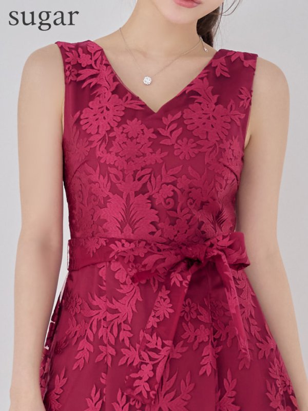 アンゴラレッド　モデル：ももか　身長：156cm　着用サイズ：7号(Sサイズ)